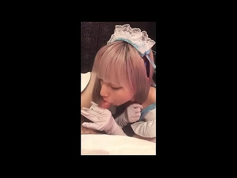 ❤️ Japanese Idol [mayuka], French maid costume, part 1, blowjob and jerk off with lotion Kanema wachabechabe  pa ife ❌️❤